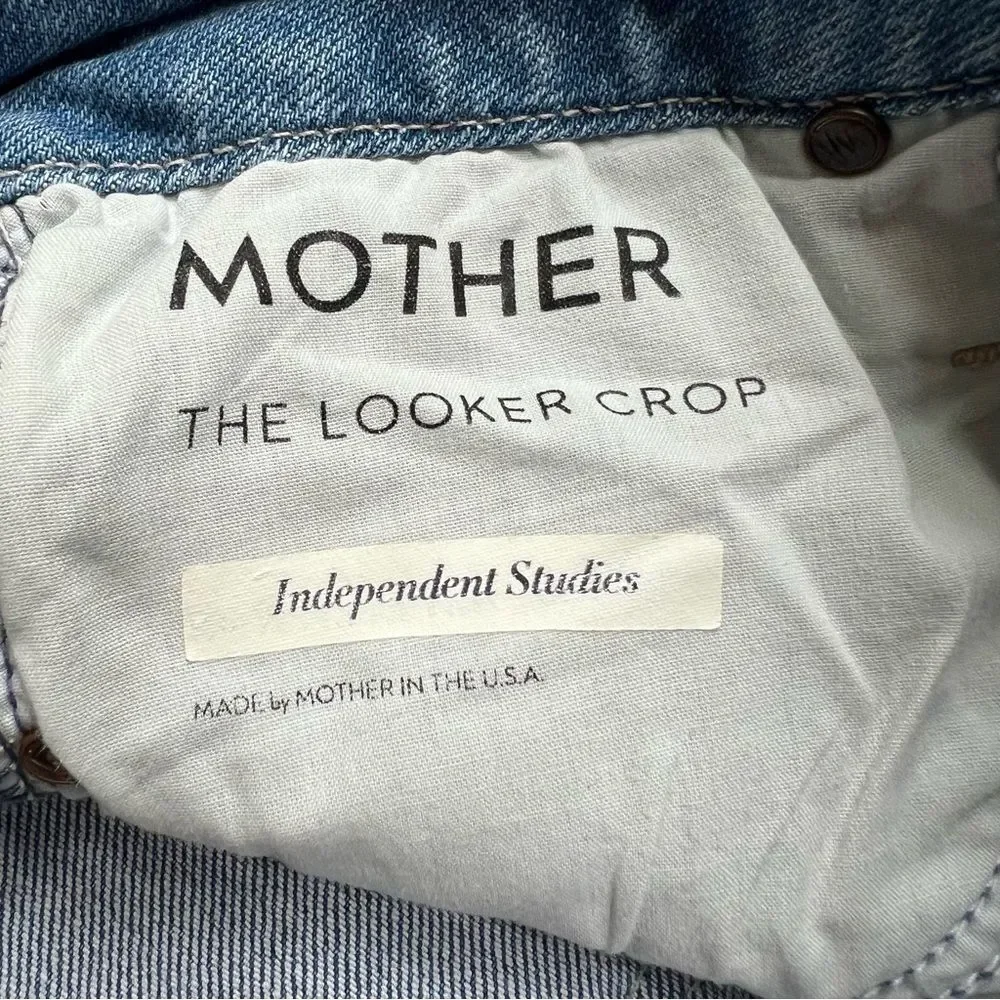 MOTHER The Looker Crop We’re All In This Together Size 26 Independent Studies